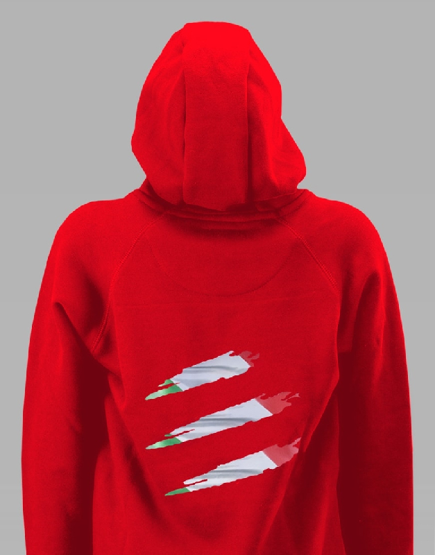 1,5-8 Anni | Felpa Con Cappuccio E Grafica - Rosso - Bambino - Foto 7