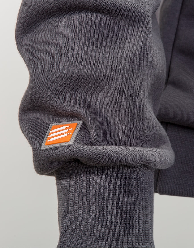 Jeep Felpa Con Cappuccio E Zip 'Beachin Good Time' – Blu Ardesia, Cotone Morbido